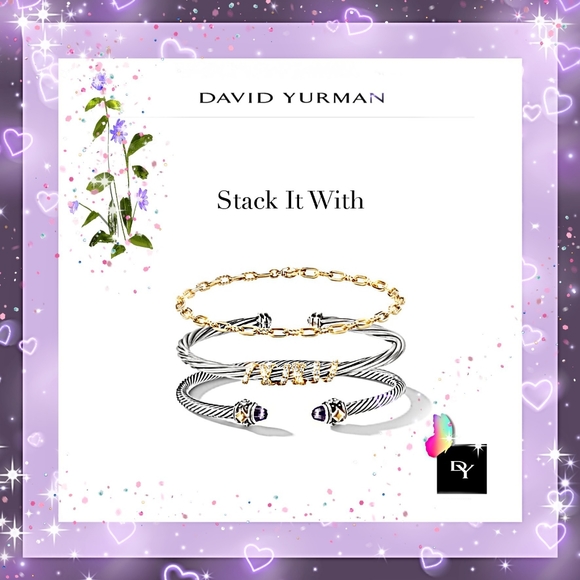 🔱DAVID YURMAN NEW! AUTH AMETHYST RENAISSANCE🔱M - Picture 4 of 8